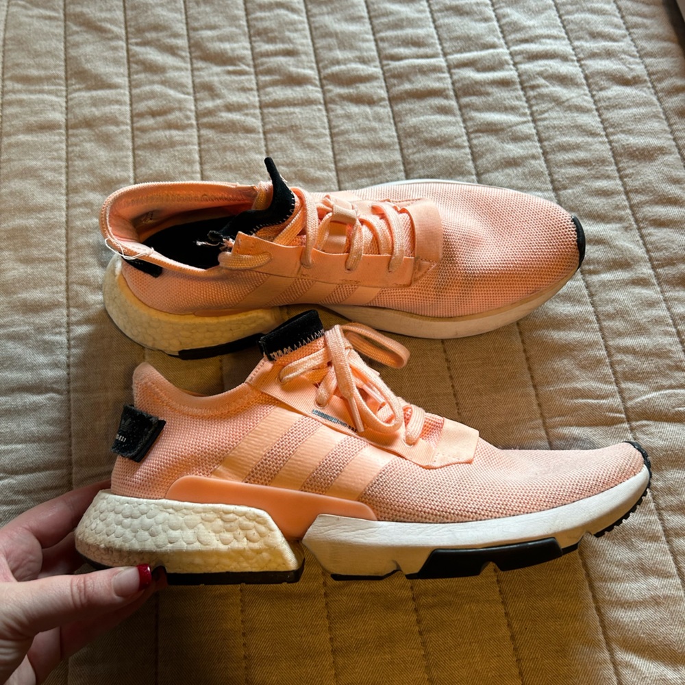adidas Peach Athletic Shoes